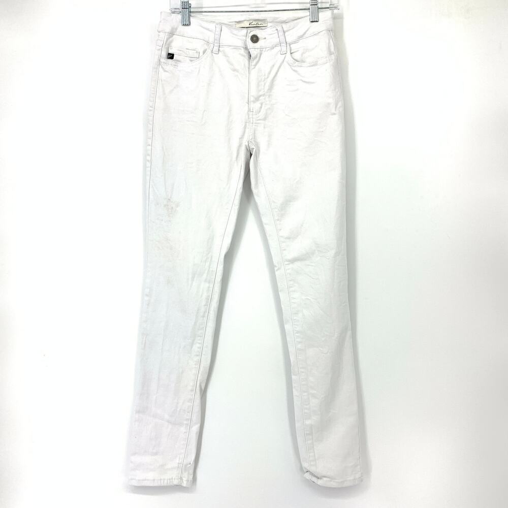 KanCan Jeans Women's Apx Size 27 Mid Rise Slim Cut Denim White